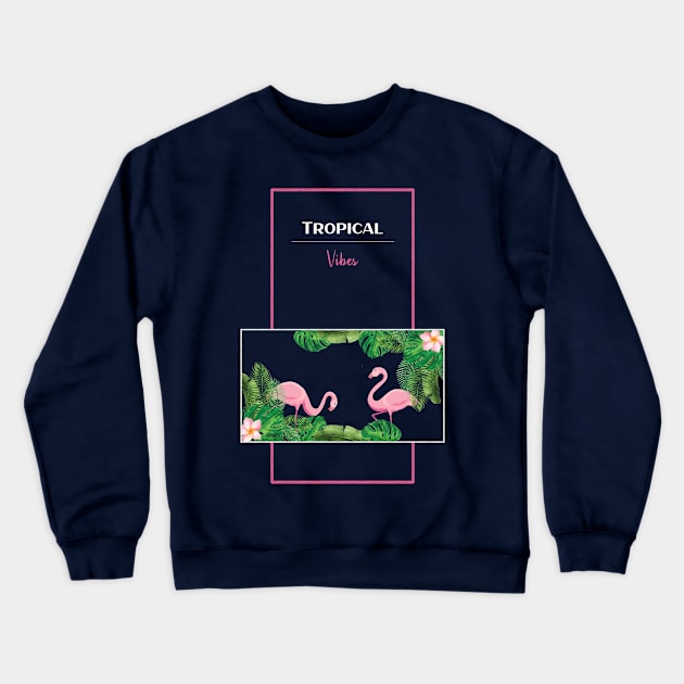 Tropical Vibes Crewneck Sweatshirt by SM Shirts